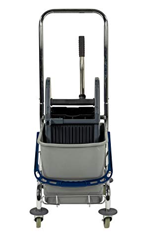 sprintus-einfachfahreimer-chrom-27-liter-mit-mopp-presse-und-ablagekorb image 8