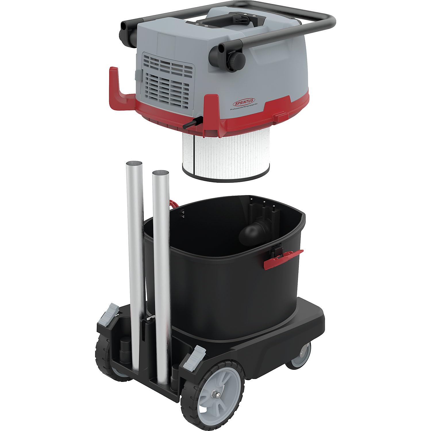 sprintus-craftix-50-l-industriesauger-staubklasse-l-mit-hepa-13-und-r-ttelautoma image 4