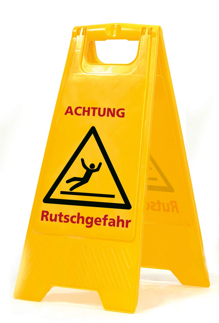 sprintus-warnschild-rutschgefahr-301073-klappbar-signalgelb image 1