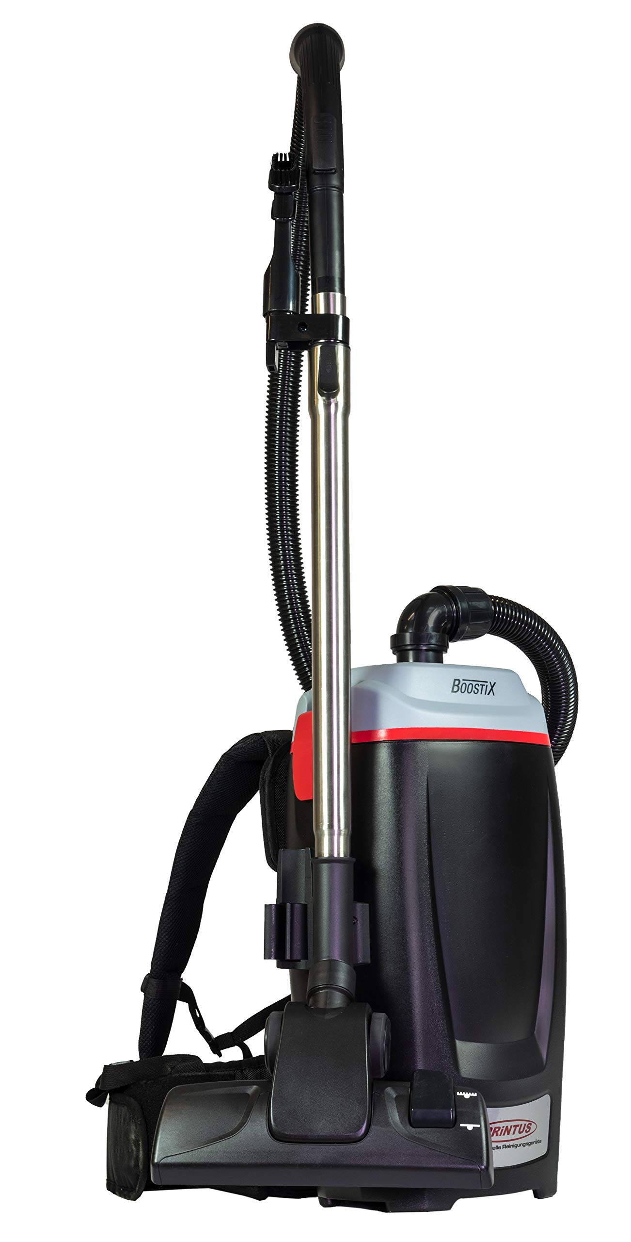 sprintus-boostix-rucksacksauger-890-watt-6-liter-schwarz-rot-grau image 1