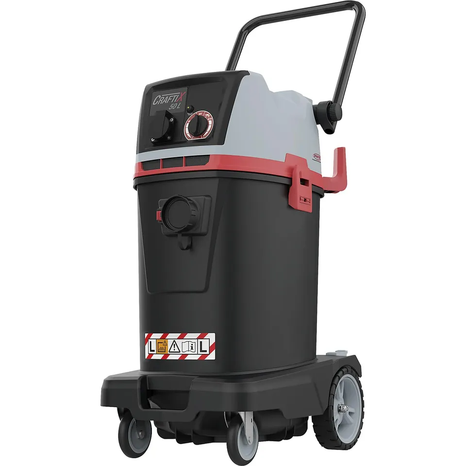 sprintus-craftix-50-l-industriesauger-staubklasse-l-mit-hepa-13-und-r-ttelautoma image 1